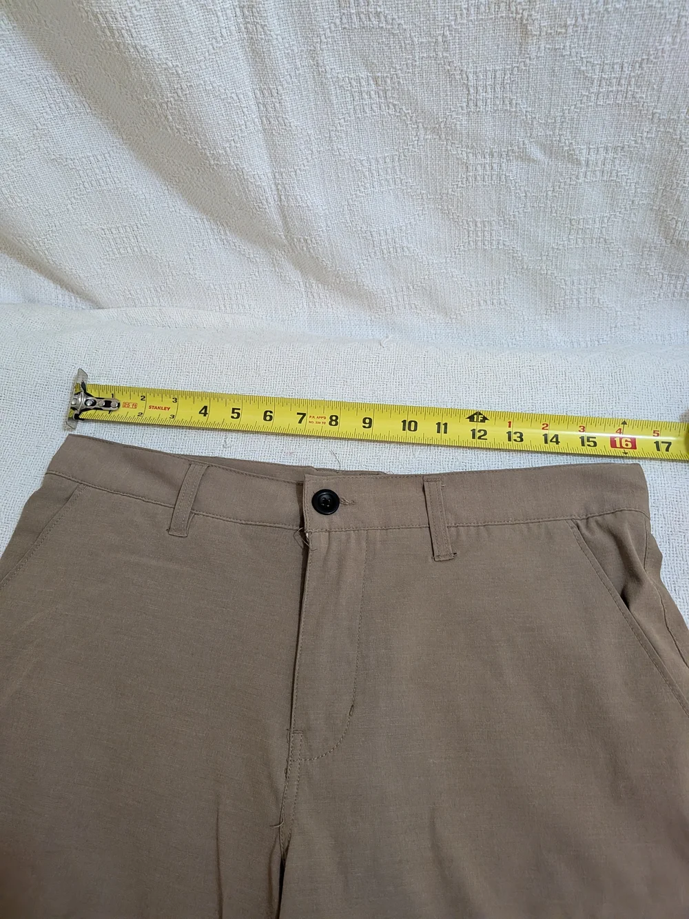 Everyday Flat-Front Men's Shorts in Tan